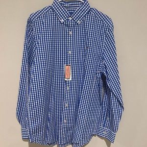 Men’s Vineyard Vines Blue Gingham Button Up